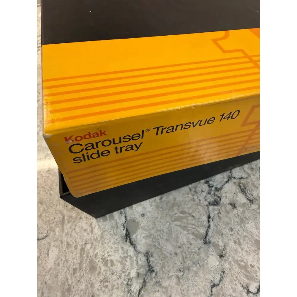 Vintage Kodak Transvue 140 Slide Tray Open Box JL